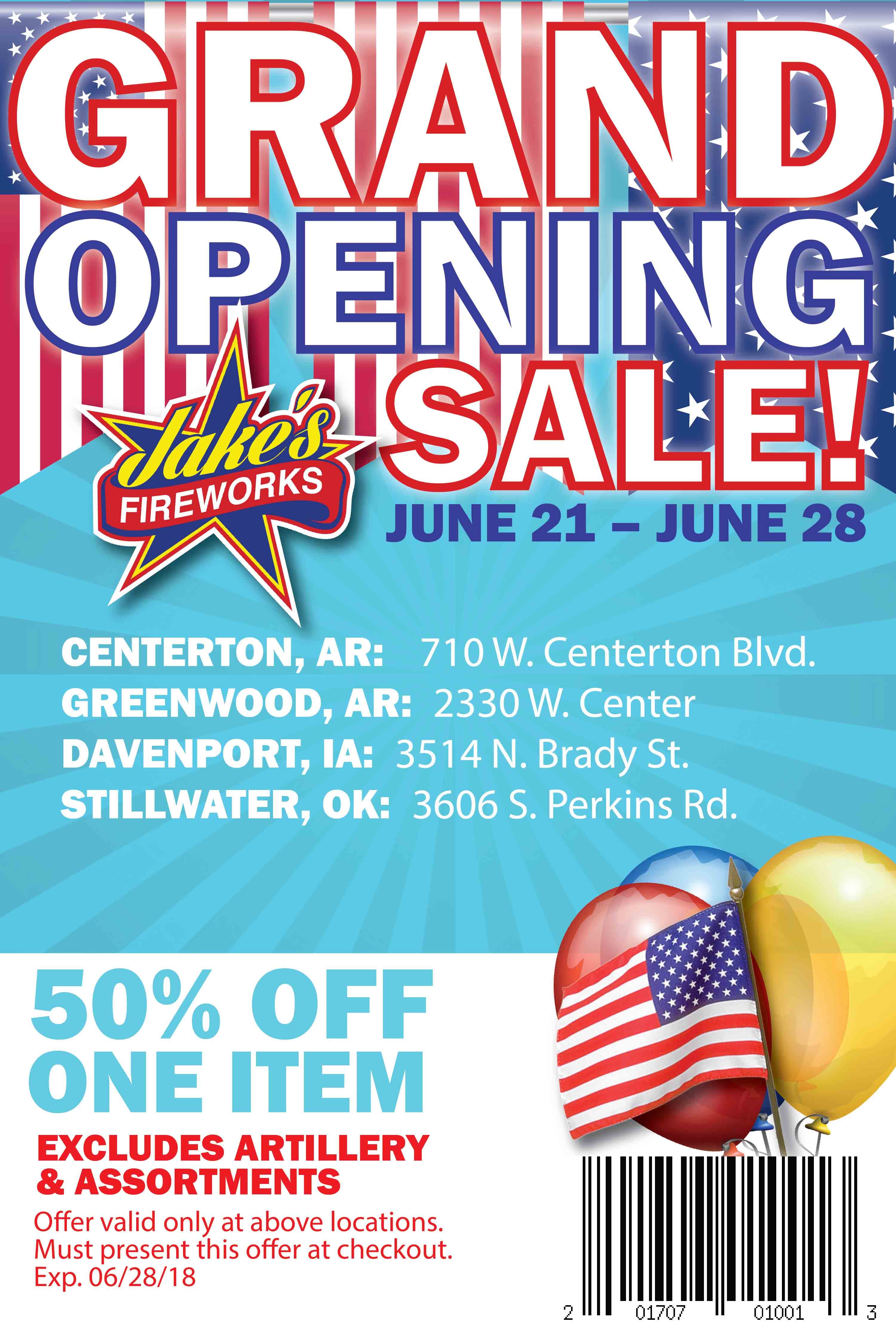 Grand Opening Coupon